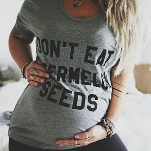 Black maternity shirt off shoulder